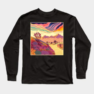 Pretty Colorful Desert Long Sleeve T-Shirt